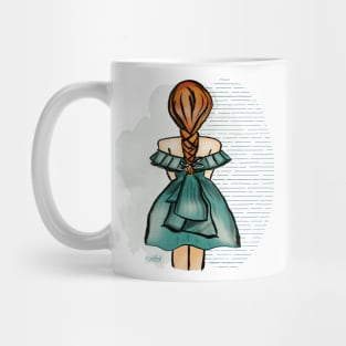 Beauty in green Mug